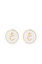 Gold Letter Earrings